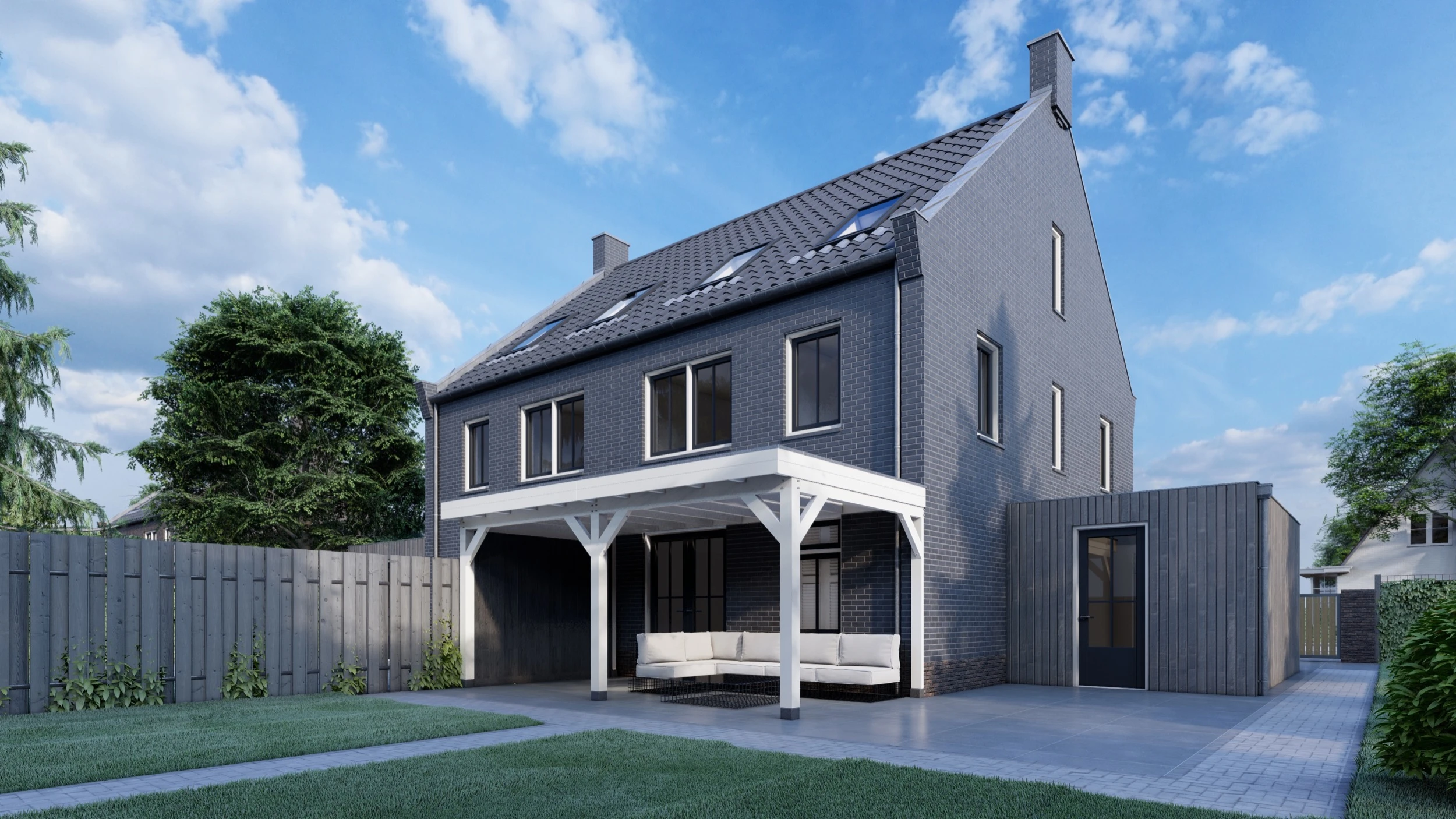 Trendhout Aanbouwveranda Ancona 375 x 330 cm - Afbeelding 2